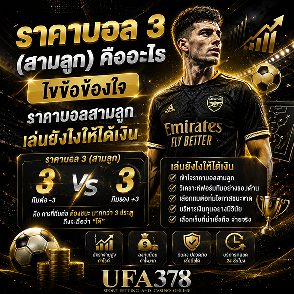 ราคาบอล 3 (สามลูก) คืออะไร